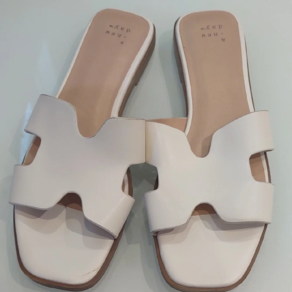 Women's Nina Slide Sandals, White, 9